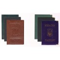 Обложки для паспорта кож зам синяя PantaPlast