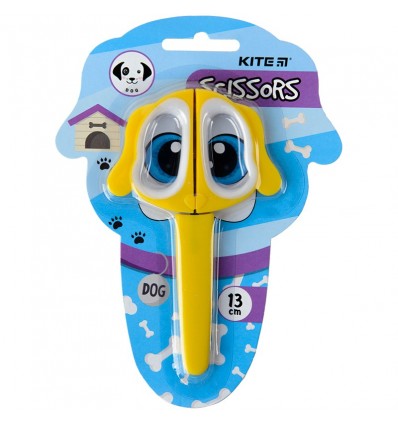 Ножницы детские в футляре Kite Puppy K21-017-04, 13 см