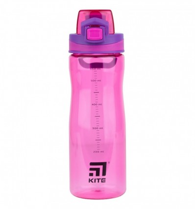Пляшка для води Kite 650 мл, рожева