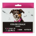 Крейда кольорова Kite Dogs Jumbo K22-073, 6 кольорів