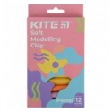 Пластилін восковий Kite Fantasy Pastel, 12 кольорів, 200 г