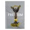 Книга записная Axent А4 Freedom 8422-550-А, 96л., клетка, серая