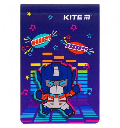 Блокнот Kite Transformers 48 аркушів, клітинка