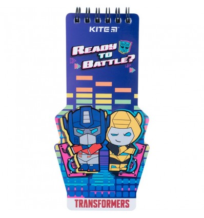 Блокнот на спіралі Kite Transformers, 50 аркушів, нелінований