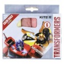 Мел цветной Kite Jumbo Transformers, 6 цветов