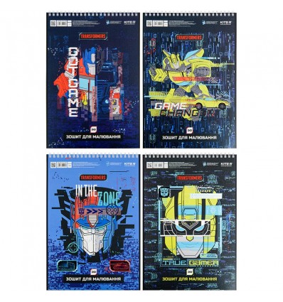 Зошит для малювання Kite Transformers TF22-243, 30 аркушів