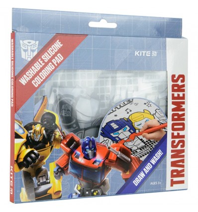 Подкладка-раскраска Kite Transformers, настольная 30 x 40см