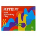 Пластилин восковой Kite Fantasy, 12 цветов, 240 г