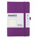 Книга записная Axent Partner Soft Skin 125*195 мм, 96 листов, клетка, фиолетовая