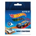 Мелки восковой Kite Hot Wheels, 12 цветов