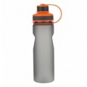 Бутылка для воды Kite 700 мл, серо-оранжевая