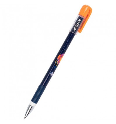 Ручка гелевая "пиши-стирай" Kite Space Skating, синяя