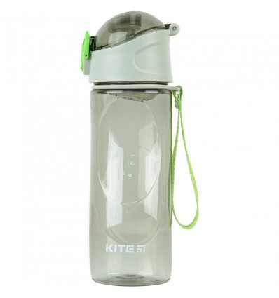 Пляшка для води Kite 530 мл, сіро-зелена