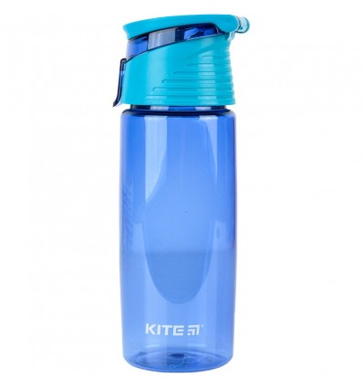 Пляшка для води Kite 550 мл, блакитно-бірюзова
