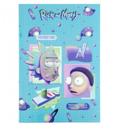 Блокнот Kite Rick and Morty RM23-193-2, А5, 64 аркуші, нелінований