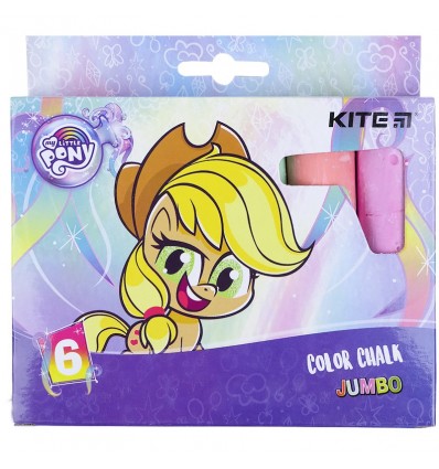 Крейда кольорова Kite Jumbo My Little Pony, 6 кольорів