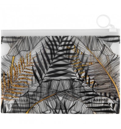 Папка Axent на молнии B6, zip-lock, Soft Touch, Jungle ( 1446-01-A )