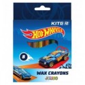 Мелки восковой Kite Jumbo Hot Wheels, 8 цветов