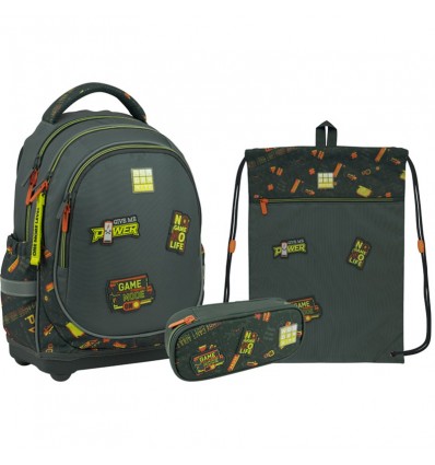 Набор рюкзак+пенал+сумка для обуви WK 724 Game Mode