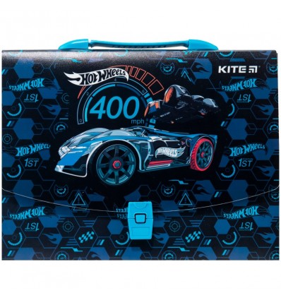 Портфель-коробка Kite Hot Wheels, А4