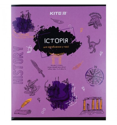 Тетрадь предметная Kite Classic K21-240-04, 48 листов, клетка, история