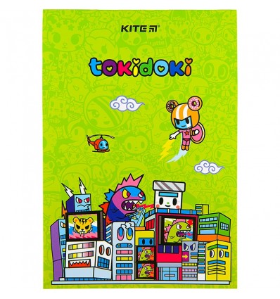 Блокнот-планшет Kite tokidoki, A5, 50 аркушів, клітинка