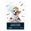 Папір кольоровий двосторонній Kite Dogs А4, 15 аркушів