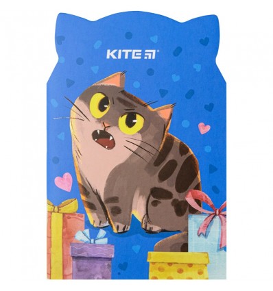 Блокнот Kite Gift cat 48 аркушів, клітинка