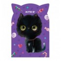 Блокнот Kite Black cat, 48 аркушів, клітинка