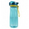 Бутылка для воды с трубочкой, Kite 600 мл, зеленая