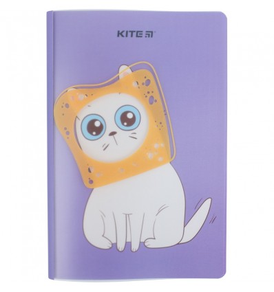 Блокнот Kite Bread cat А5+, 40 аркушів, клітинка