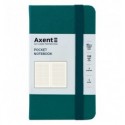 Книга записна Axent Partner 8301-31-A, 95х140, 96арк, клітинка, малахітова