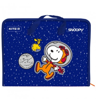 Папка-портфель на блискавці Kite SN21-202 Snoopy, 1 відділення, A4