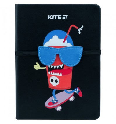 Блокнот Kite Black skate В6, 96 аркушів, клітинка