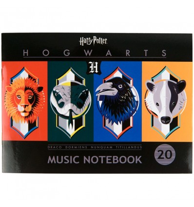 Тетрадь для нот Kite Harry Potter, A5, 20 листов