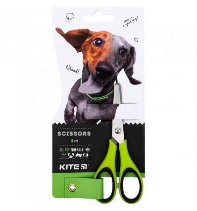 Ножницы детские с резиновыми вставками Kite Dogs K22-123, 13см