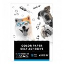 Бумага цветная самоклеющаяся Kite Dogs А5, 10 листов