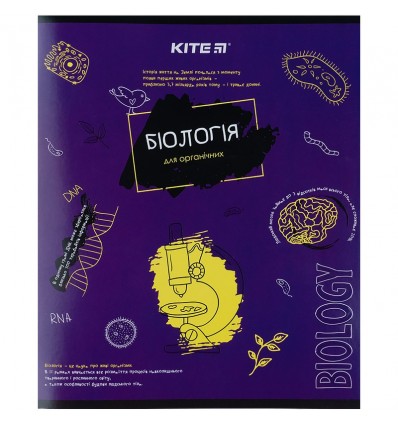 Зошит предметний Kite Classic K21-240-01, 48 аркушів, клітинка, біологія