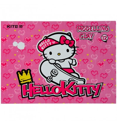 Пластилін восковий Kite Hello Kitty, 12 кольорів, 240 г