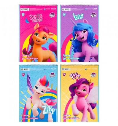 Тетрадь для рисования Kite My Little Pony LP22-243, 30 листов