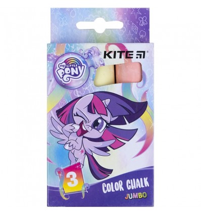 Крейда кольорова Kite Jumbo My Little Pony, 3 кольори