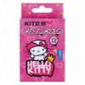 Мел цветной Kite Jumbo Hello Kitty, 12 штук