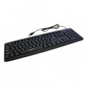 Клавиатура стандартная, USB, украинская раскладка, черный цвет