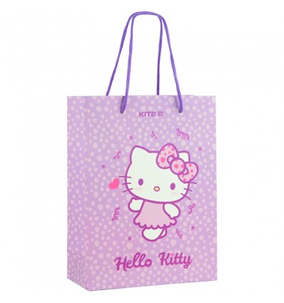 Пакет бумажный подарочный Kite Hello Kitty, 18х24см