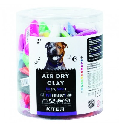 Пластилин воздушный Kite Dogs, 300г