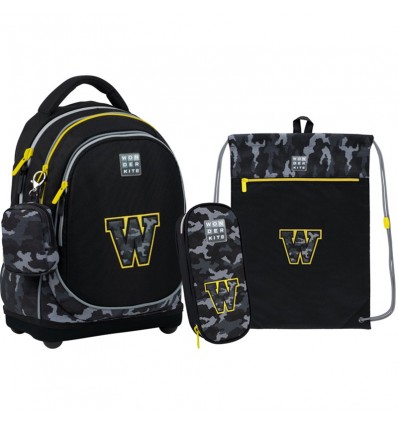 Набор рюкзак+пенал+сумка для обуви WK 724 W camo