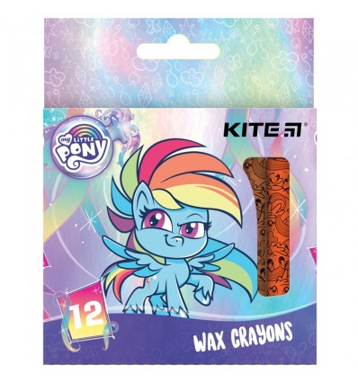 Мелки восковой Kite My Little Pony, 12 цветов