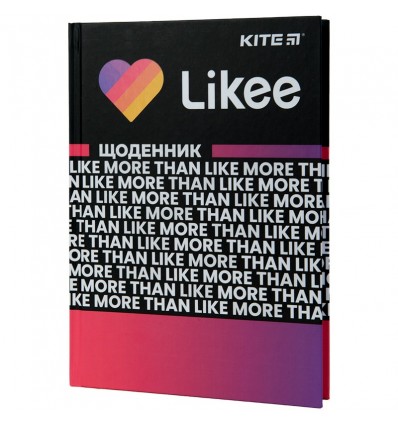 Дневник школьный Kite Likee, твердый переплет