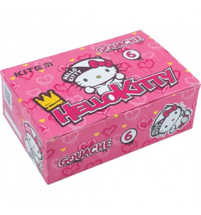 Гуаш Kite Hello Kitty, 6 кольорів