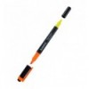 Маркер Axent Highlighter Dual, 2-4 мм клиновидный оранжевый+желтый